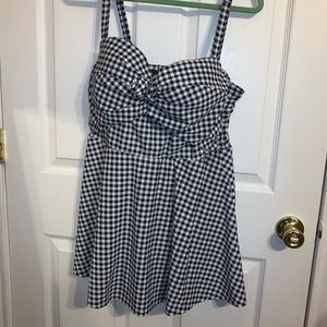 Torrid retro one piece swimsuit.